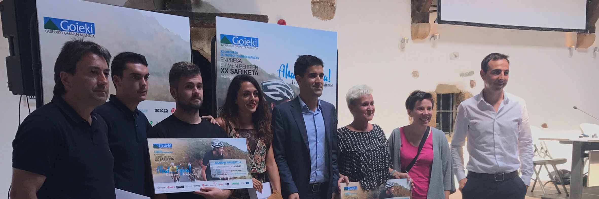 AMPO PATROCINA LOS PREMIOS A LAS NUEVAS INICIATIVAS EMPRESARIALES DE GOIERRI