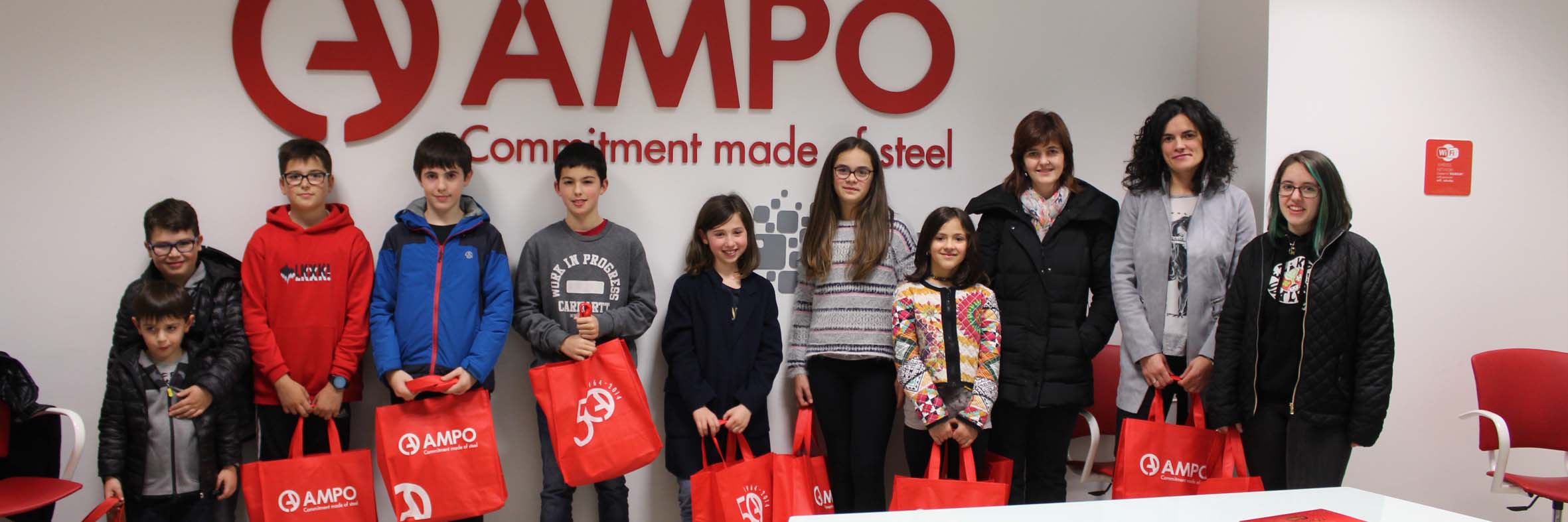 LOS GANADORES DEL CONCURSO DE DIBUJOS PARA EL CALENDARIO DE AMPO 2018 FUERON PREMIADOS AYER