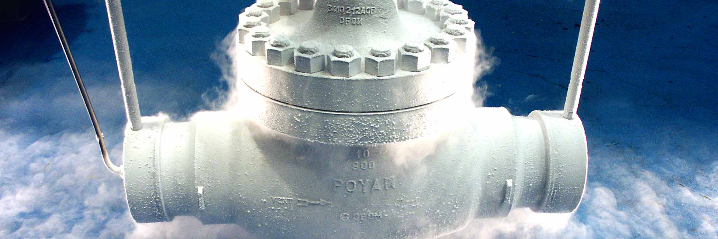AMPO cryogenic top entry ball valve