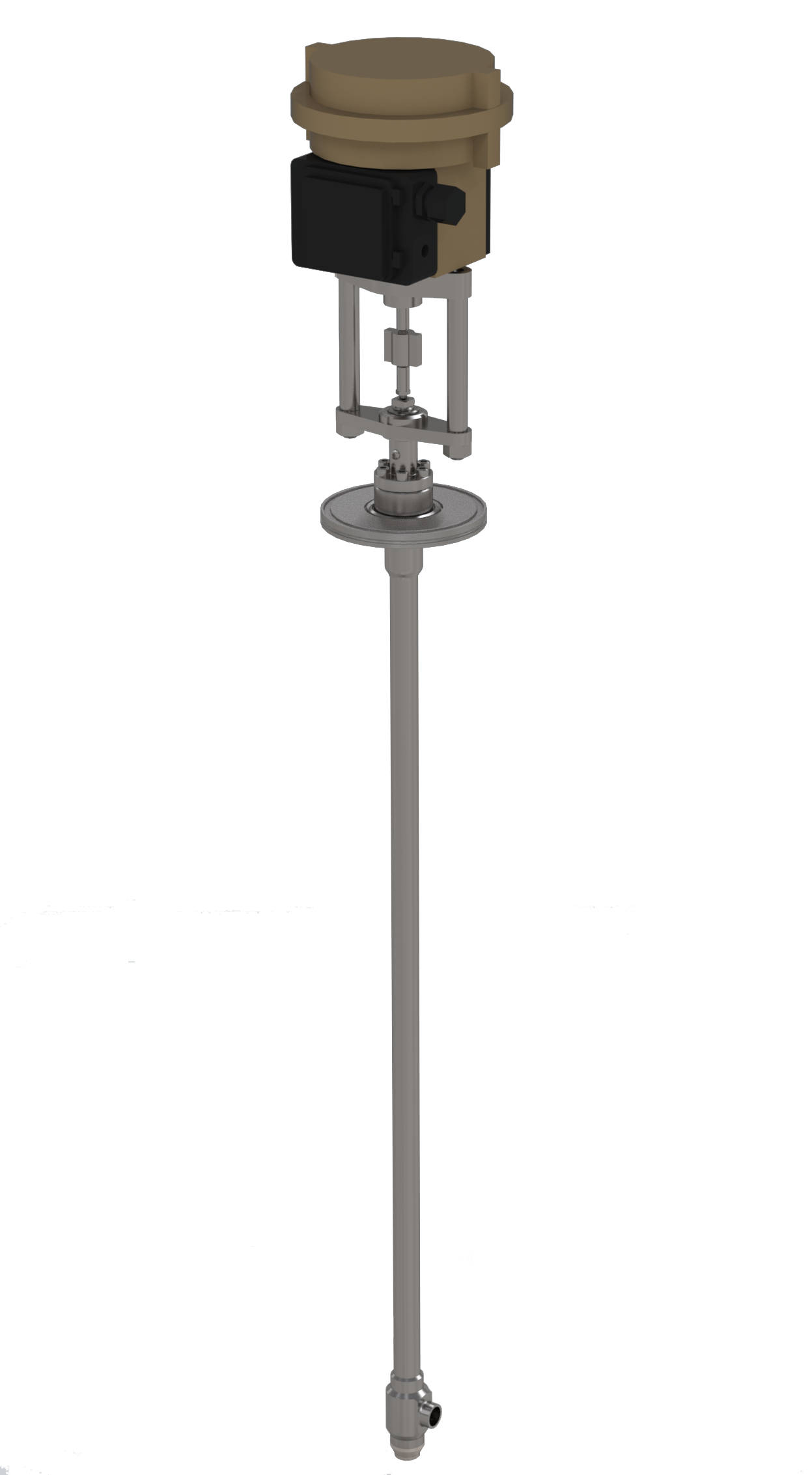 Cryogenic Angle Globe Control Valve